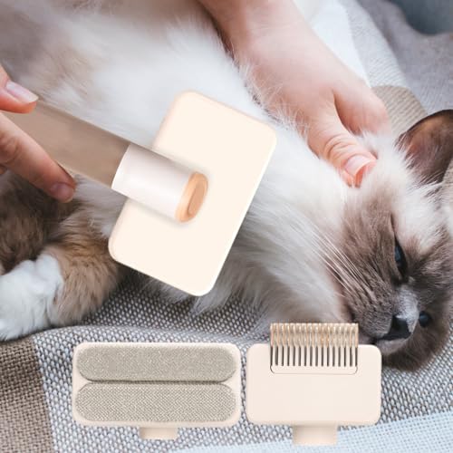 Peine para mascotas reutilizable para el mantenimiento diario del pelo 3