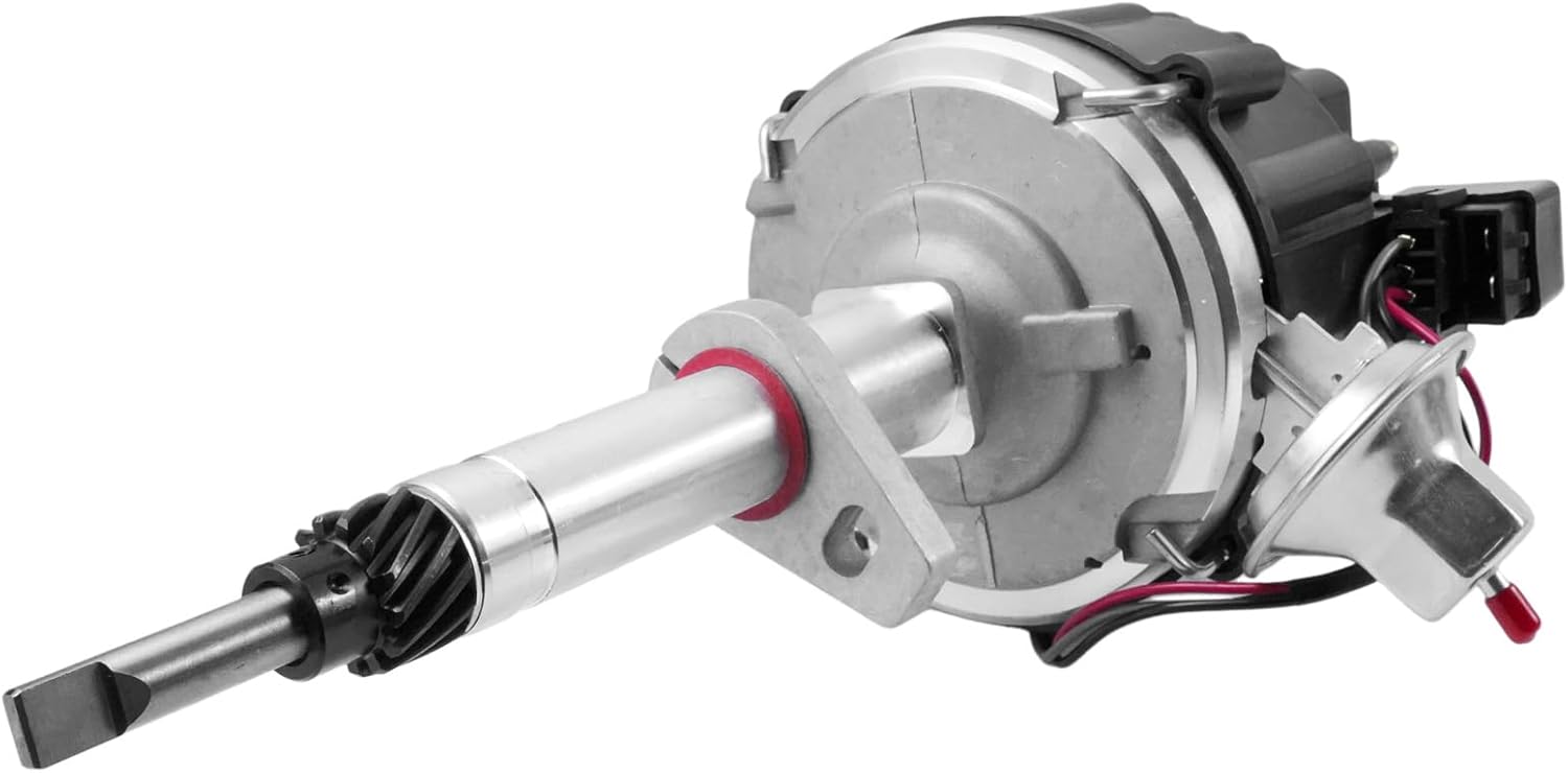 HEI Distributor Replacement for 2896516-BLK 2896516BLK Fit for Chevy Straight 6 216/235/261 1942-1961