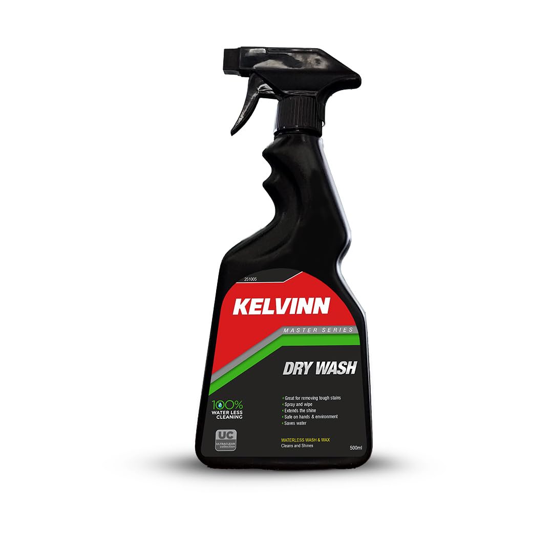 KELVINN Car & Bike Dry Wash - 500ml: Effortless Waterless Cleaning with Shine & Protection | Advanced Deep Cleaning Formula, Long-Lasting Wax Polymer & Exterior Dresser for Superior Vehicle Care-image-31