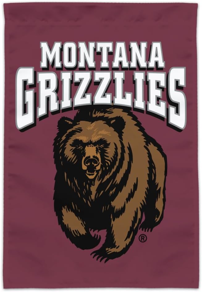 University of Montana Primary Logo Garden Yard Flag