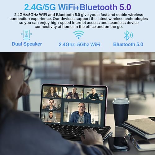 Image of Tablet 12-inch 2K, 16GB RAM + 128GB ROM (1TB TF) Octa-Core | 8000 mAh | 2000 x 1200 Pixels | 5MP + 13MP + 2MP | Bluetooth 5.0 |5G WiFi, Gold Tablet