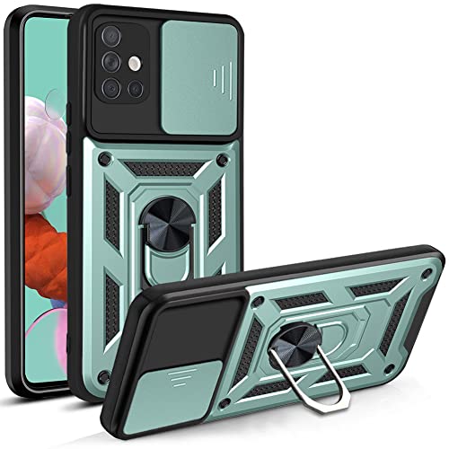 Coque d'objectif coulissante Samsung Galaxy A71 5G protection caméra arrière verte anti-rayure