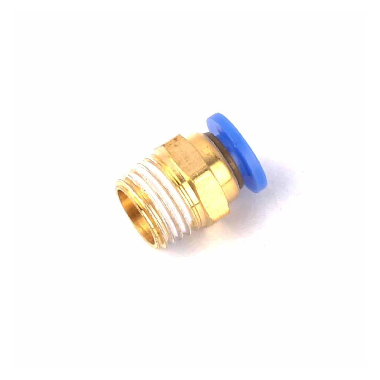 Accesorios para tuberías de riego, 30 Uds 1/4in-6/8mm Conector rápido de latón Rosca Macho for Manguera neumática tubería Alta presión
