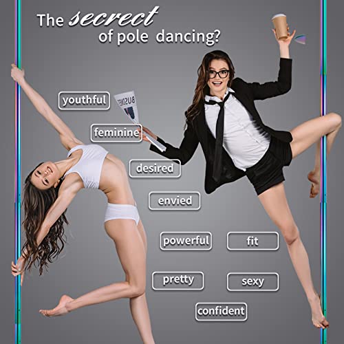 45mm Spinning Statische Paaldansen Pole Verstelbare Danspaal Apparatuur Voor Thuis Training Bodybuilding Oefening… - Afbeelding 3