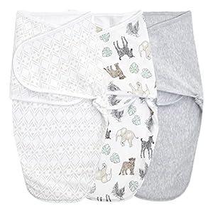 aden + anais Essentials Easy Swaddle Wrap, Katoenen Gebreide Baby Wrap, Pasgeboren Draagbare Swaddle Slaapzak, 0-3…