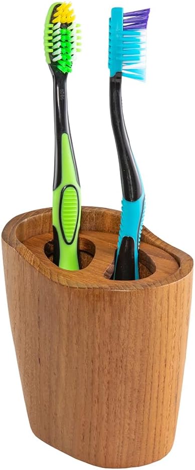 Whitecap 63112 Teak Toothbrush Holder Oval
