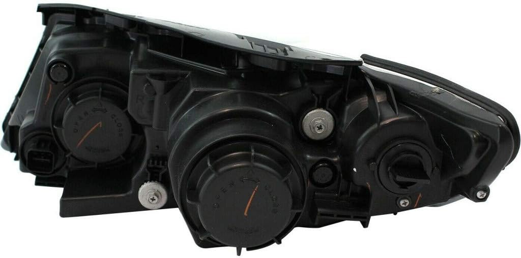 CarLights360 For Kia Optima/Magentis 2009 2010 Headlight Assembly Passenger Side | Composite | Clear Lens | Replacement For KI2503151 | 921022G530