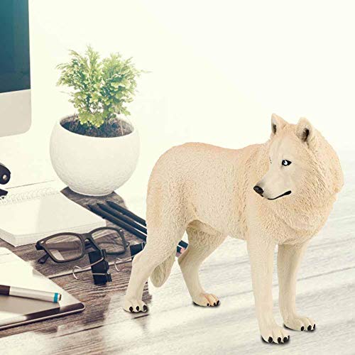 Wolf Figur Spielzeug Tiermodelle Figur Spielzeug Simulation Wild Bildung Dekoration Wolf Spielzeug umweltfreundlich… – Bild 7