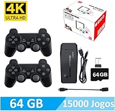 4K HD embutido em mais de 10000 jogos PS retro, controlador de jogo com gamepad PS1, console de videogame de duplo rocker de torre dupla PS1, console de videogame M9 TV de arcade de cartas MT6