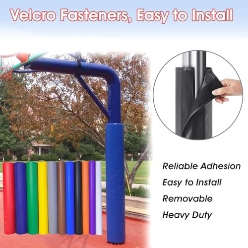 Protezione per il bordo del basket resistente alle intemperie – Imbottitura di sicurezza per campi sportivi interni ed esterni, accessori da basket resistenti agli urti per la massima protezione