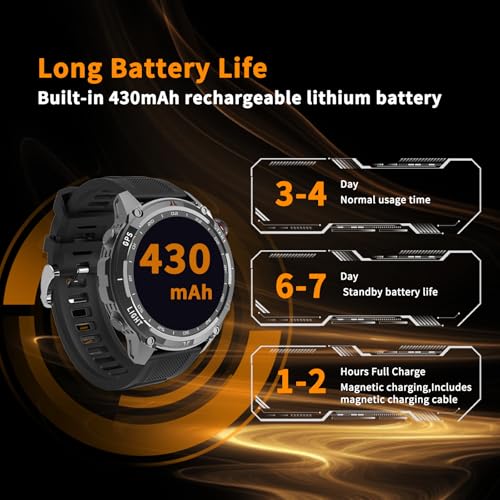 Fitness Tracker Watch with Heart Rate Monitor Activity Tracker with Pedometer Smart Watch Sleep Monitor with Step Counter Calories Blood Oxygen Pressure Monitor Make/Answer Call Health Tracker - Image 6