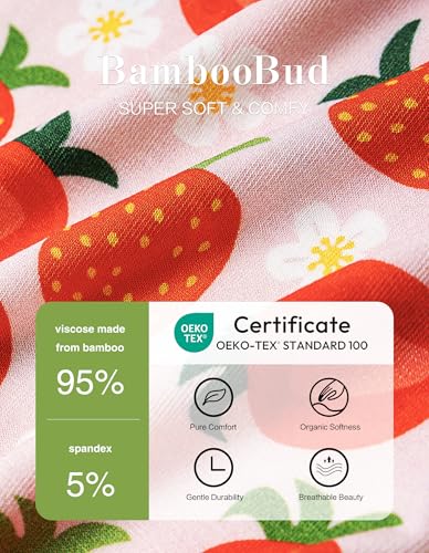 Little Girl Pajamas Set Kids Girls Short Sleeve Tops Capri Pants Sleepwear Loose Nightwear PJ Bamboo Viscose3