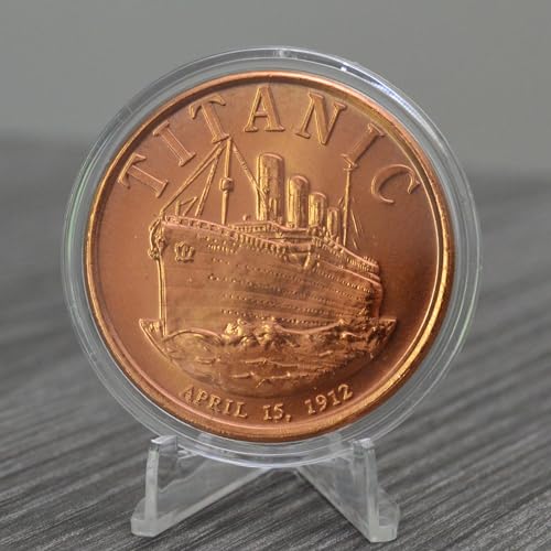 Titanic Commemorative 1 oz Pure .999 Copper Round Bullion in Capsule - COA by Heavenly Metals