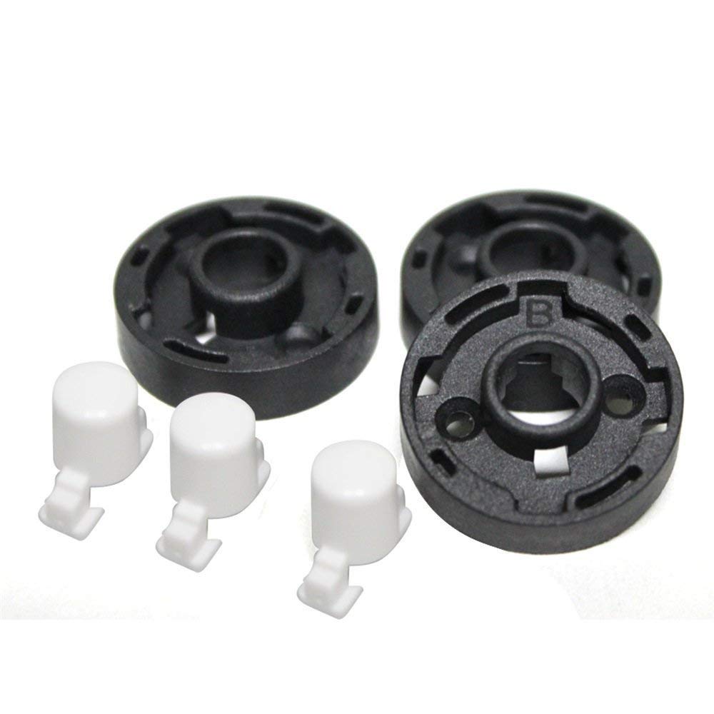 Taoke Typhoon H 480 Drone Parts 3 Pairs Blade A B Eliche a sgancio rapido Elica autobloccante con Base Prop per YUNEEC 6pz (Black)