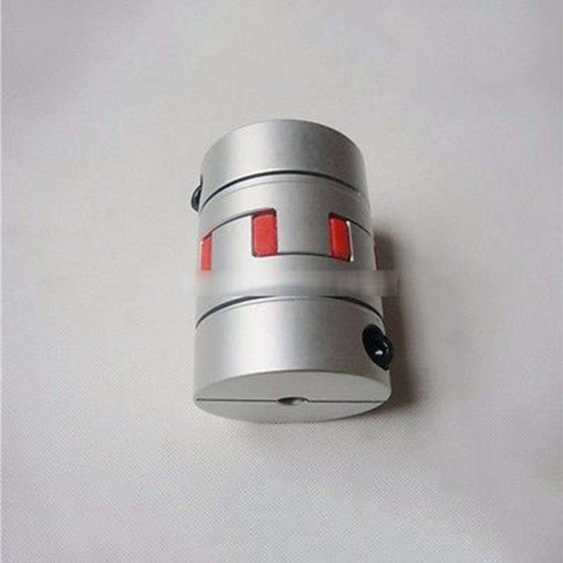 Dia 40mm Length 55mm Aluminium Polyurethane Plum Shaped Clamping Flexible Shaft Coupling Coupler Encoder CNC Stepper Motor