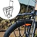 Menolana Mountain Bike Front Carrier Rack Accessory Easy to Install Sturdy Equipment, Metal Carrying, Premium Practical Luggage Holder