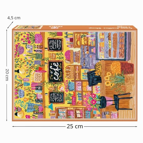 TangComplete Puzzle 1000 Teile für Erwachsene und Kinder, Impossible Game, Puzzles-Geschenk, Clevere Rätsel, Puzzles Farbenfrohes… – Ansicht 3