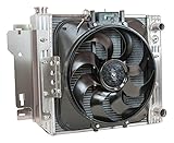 Flex-a-lite 51187LS Direct-fit Aluminum Radiator and Electric Fan for Jeep Wranglers (TJ and YJ) with LS Engine Conversion