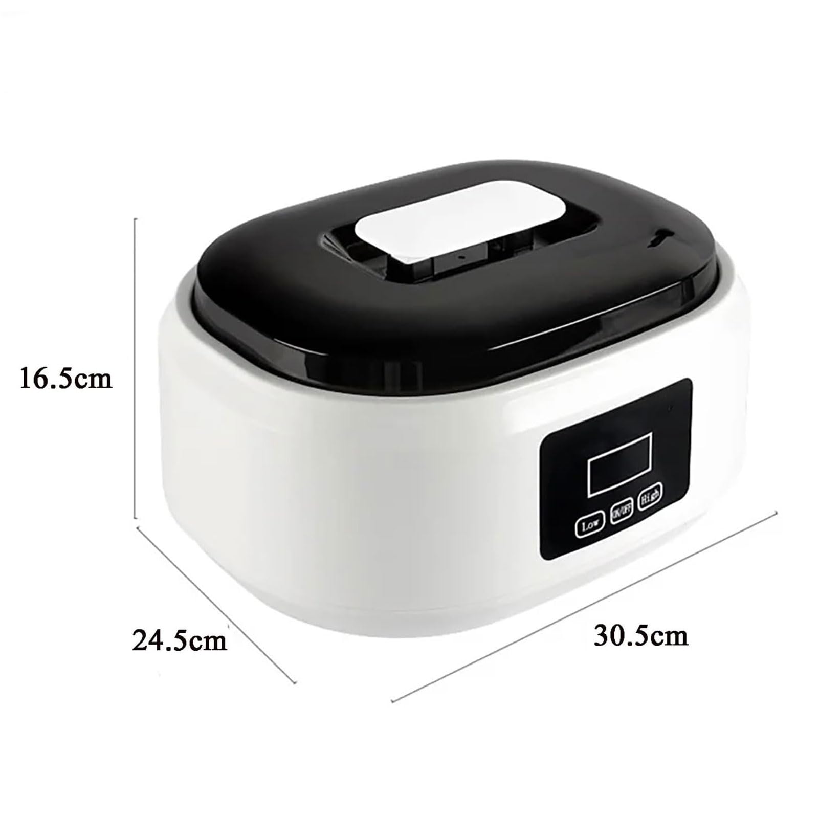 Macchina per cera di paraffina da 3500 ml per mani e piedi, scaldacera di paraffina da 200 W con controllo della temperatura a 2 velocità, scaldacera di paraffina per terapia termica, artrite white