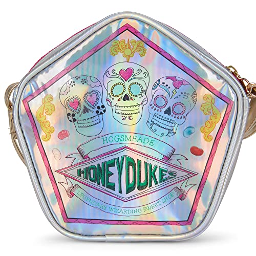 Harry Potter Wizarding World, Hogwarts Honeydukes Crossbody Purse for Girls, Adjustable Strap, Iridescent & Metallic Material3