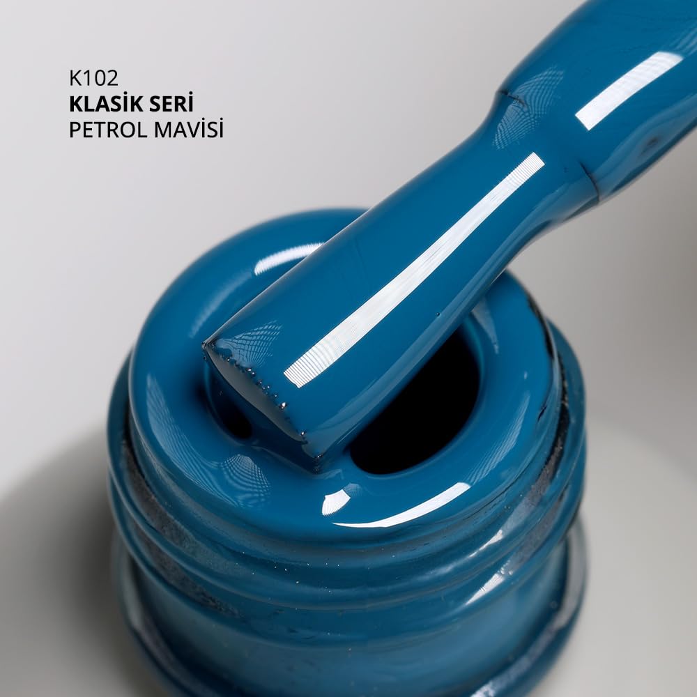 MOMO professional Kalıcı Oje K102 Petrol Mavisi 14 ml