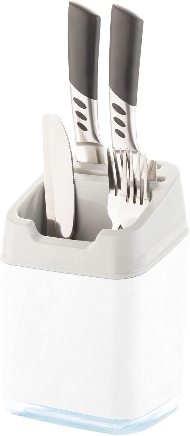 Minky Utensil Caddy, White, One Size
