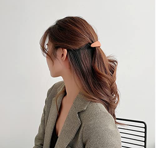 Beshiny 5 Pcs Large Hair Barrettes Matte Automatic Hair Clip Retro French Hair Clasp Acrylic Hair Accessories For Women Girls Thick Thin Fine Hair #TOP3