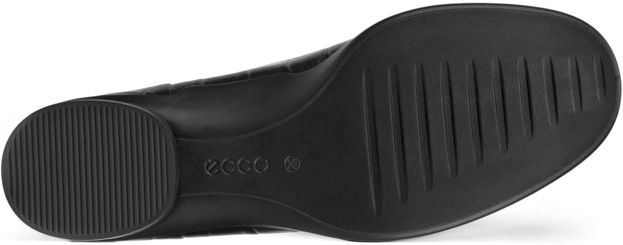 ECCO エコースカルプテッド エルエックス バレリーナ 本革 クロコ風 24