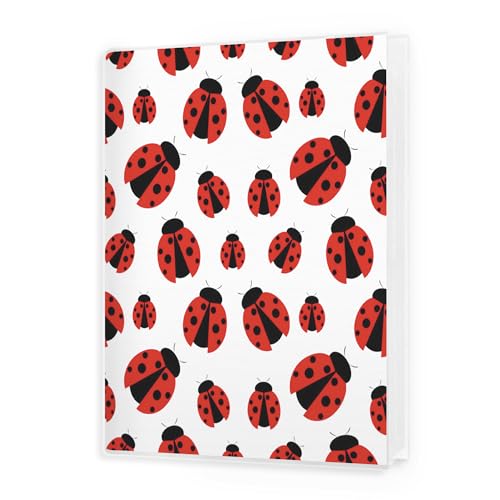 Image of Ladybug Photo Album 4x6, Ladybug Gifts Baby Boy Girl 18 Pockets Small Picture Memory Book Photo Album Keepsake for Babies Shower Newborns Family