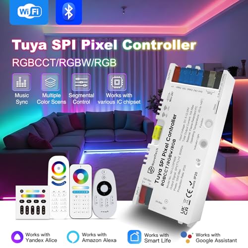 Controlador LED SPI Tuya WiFi para Tira LED WS2811 WS2812B miniatura 2