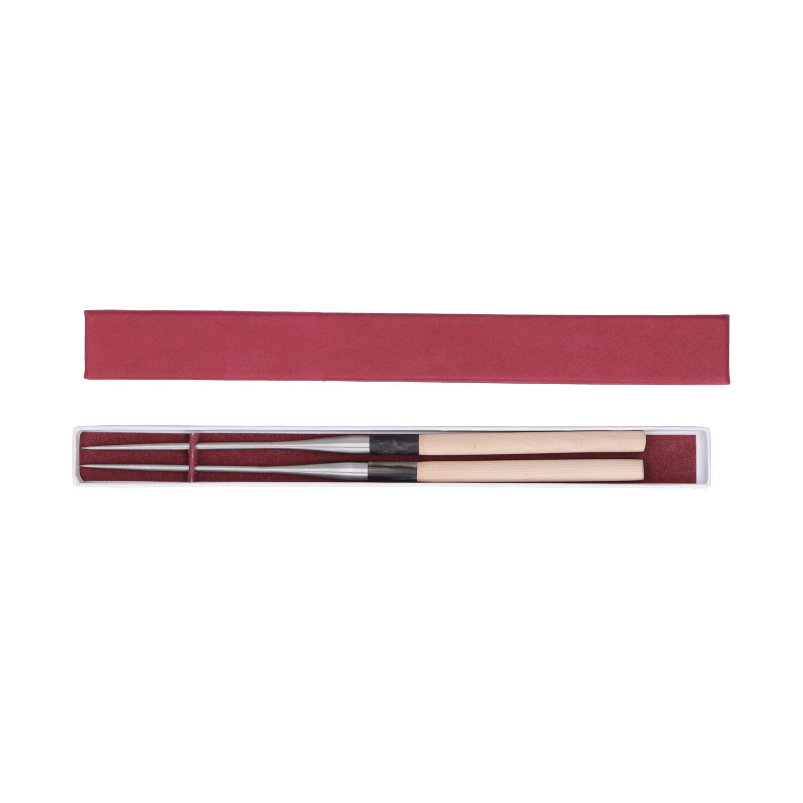 Bacchette per sushi giapponesi con manico in legno Bacchette da isolate termicamente Stoviglie Utensili da portata per ristoranti Sushi bar per la casa Materiale in legno di (150MM)
