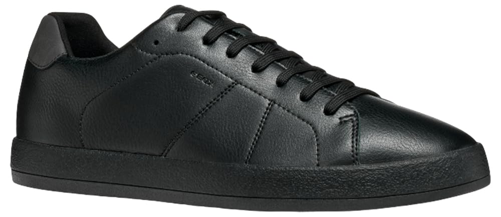 Geox Men's U Serifos Trainers, Black, 11 UK