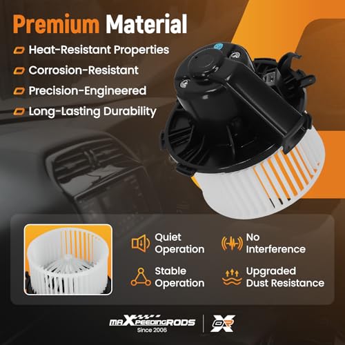 Image of maXpeedingrods HVAC Heater Blower Motor Assembly 700319 Fits for Dodge Sprinter 3500 2007-2009, for Mercedes-Benz Sprinter 2500 2010-2018 3500 2010-2017 3500XD 2018# PM4115 68012680AA LFh1502