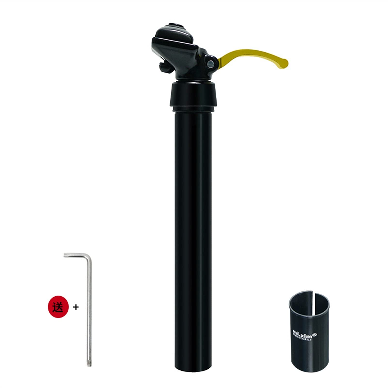 Fahrrad Sattelstütze MTB-Fahrrad-Mountainbike-Teleskop-Sitzstange Hydraulische Stoßdämpfer-Sattelstütze erweiterte Sattel-Hub-Sitzrohr (Color : 31.6mm reducing Suit) Sport & Freizeit
