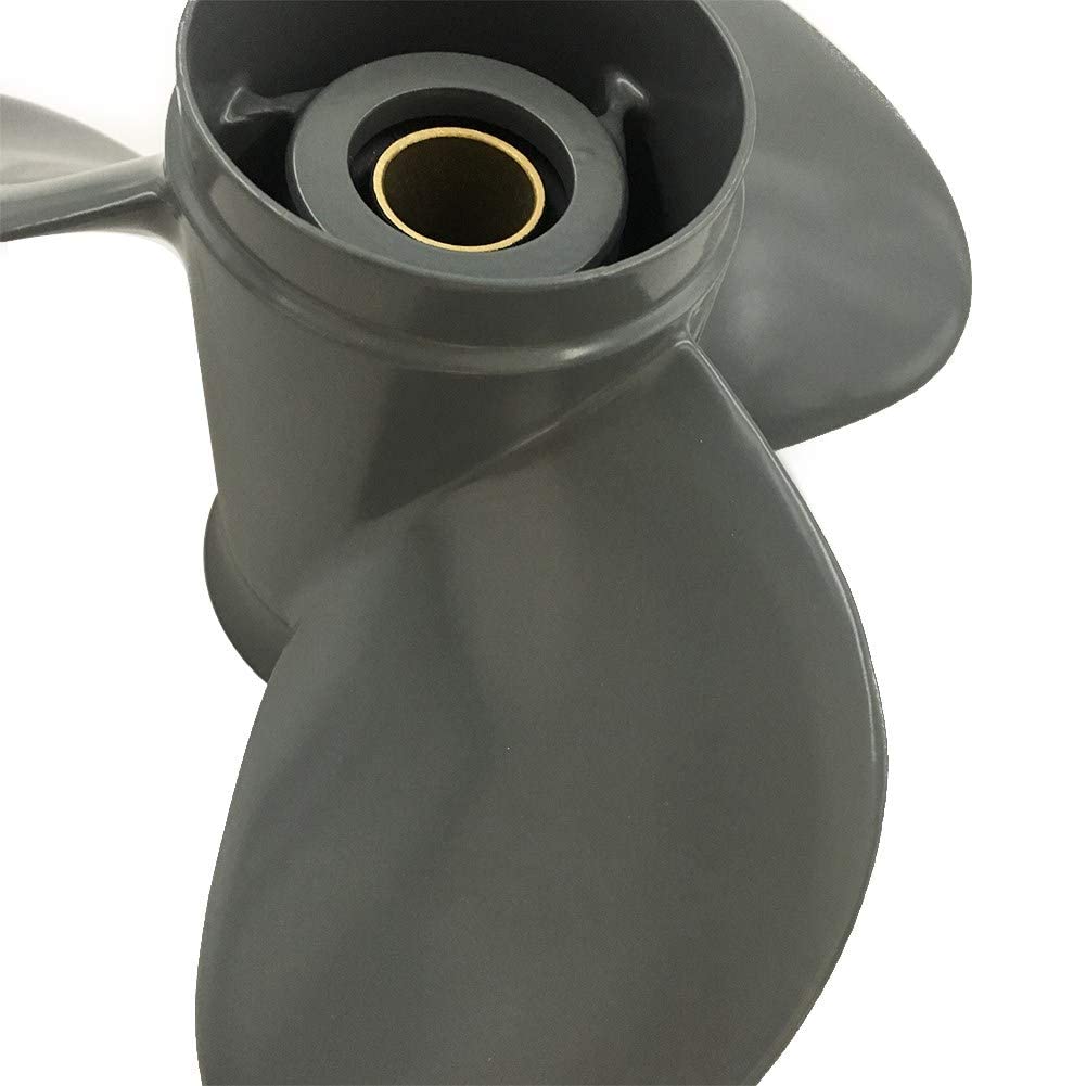 Captain Elica Fuoribordo 11 5/8x11 Adatto per Honda L'elica del Motore BF35-60 HP 13 Denti Alluminio Portatile Elica per Sostituzione Adatta