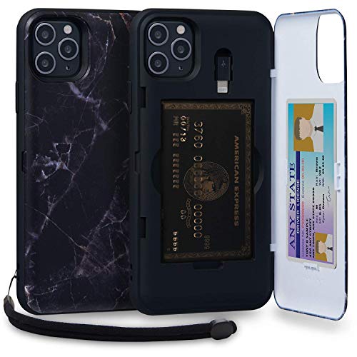 Étui iPhone 11 Pro Max avec porte-cartes et miroir intégré coque antichoc TORU CX Pro
