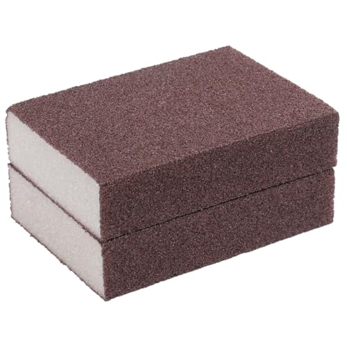 CALLARON 2piezas Esponja De Limpieza para Cocina y Vajilla Desincrustante con Nanoalúmina y Corindón Resistente Rayar para Hogar Restaurante y Hotel