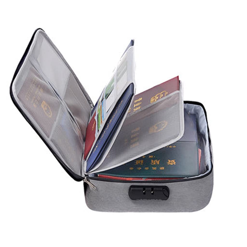 JFGCTYHXY Document organiser, Document Holder with Zipper, Waterproof Bag Large, Organizer, Archive Boxes(Style2)