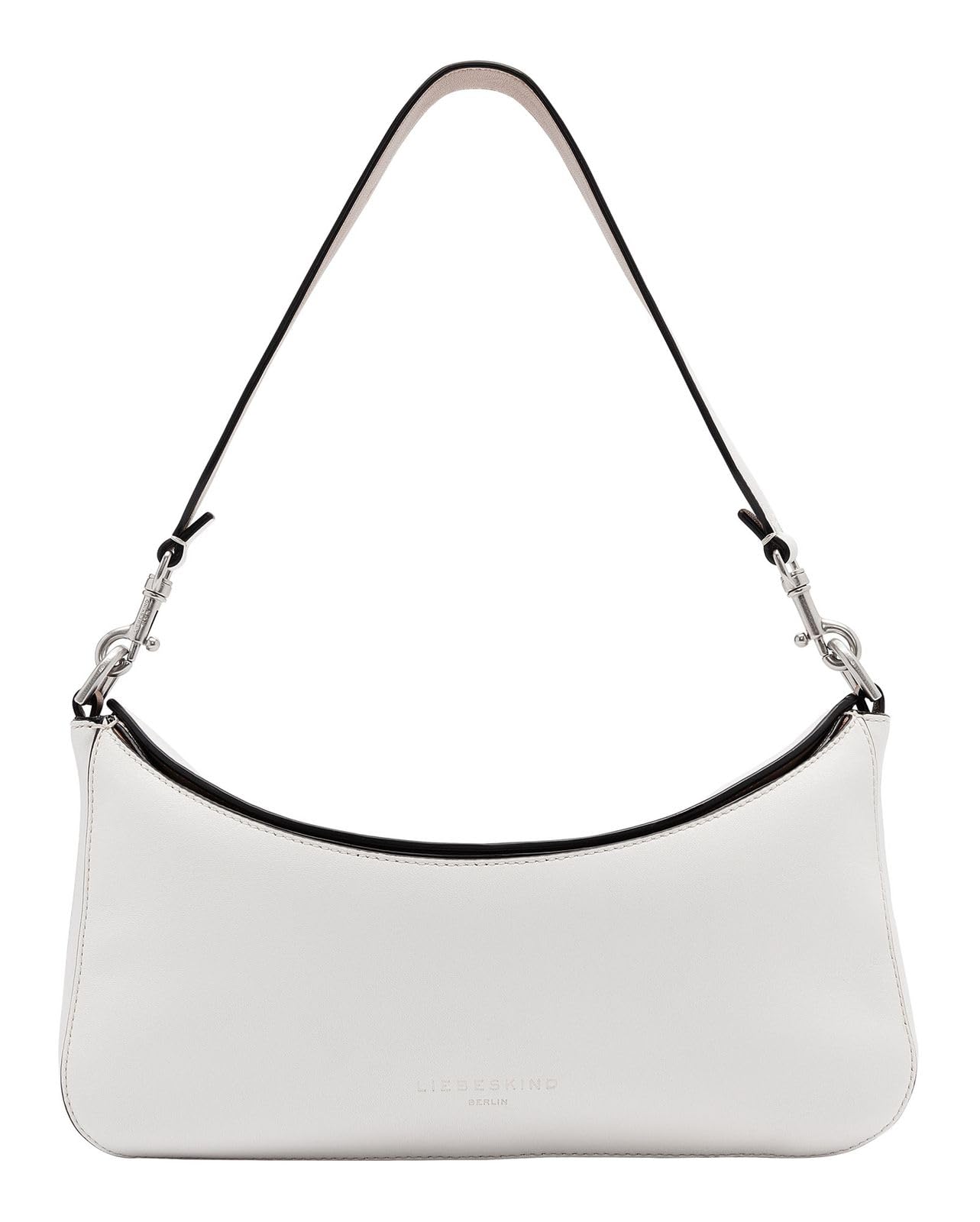 LIEBESKIND BERLIN Leather shoulder bag Alessa 2 Kodiaq Hobo Bag Cream White