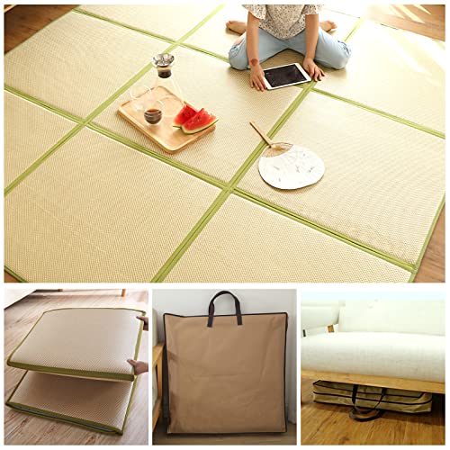 Tatami Japonés Plegable Antideslizante Verde 60x180 cm miniatura 4