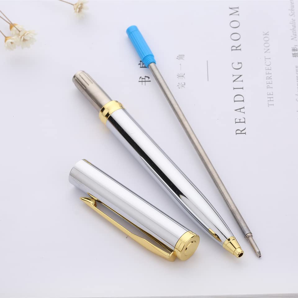 Luxury Ballpoint Pen Metal Roller Ball Pen for Writing 0 7mm Refill Gift Stationery Office — view 3