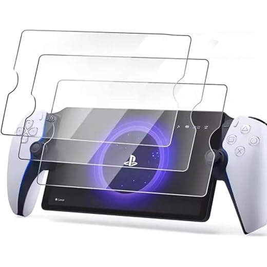 1PCS for Sony PlayStation Portal Gaming Handheld Machine Tempered Glass 9H Premium Game Machine Screen Protector Film,Straight edge