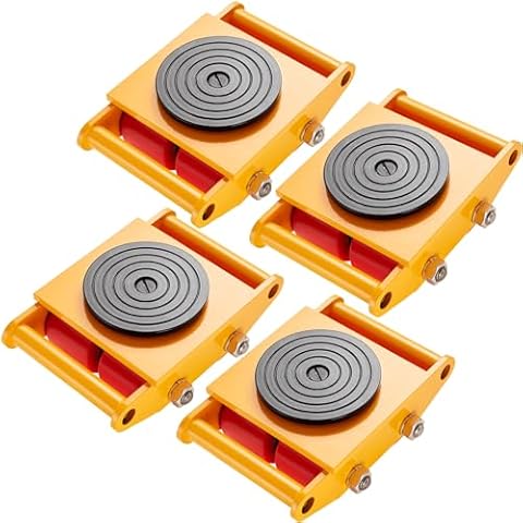 VEVOR 4pcs 8T Machinery Skate Dolly Cover