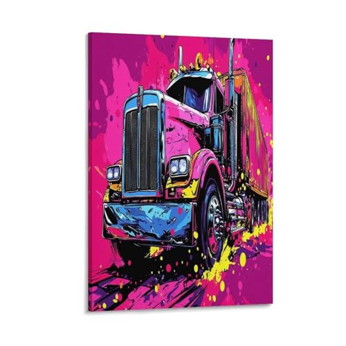Camion géant murale deco de la maison tableau salon 50x75