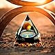 VNSTKWW Positive Spiritual Pyramide, Amethyst Chakra Kristalle Ornament, Reiki Heilkristallkugel, Obsidian, 60mm