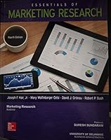 Essentials of Marketing Research: U of Delaware BUAD302 130732228X Book Cover