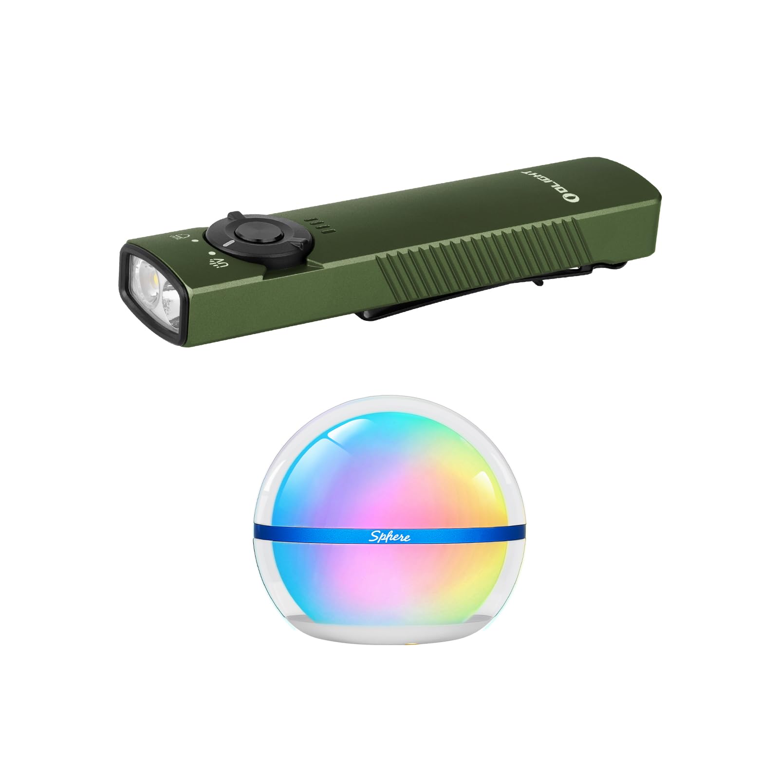 OLIGHT Arkfeld UV Rechargeable EDC Flashlight 1000 Lumens