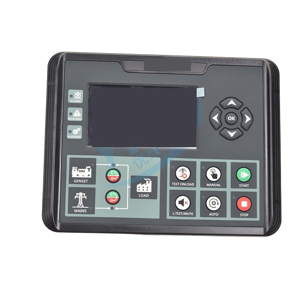 DC70D DC70DR DC72D DC72DR MKII Genset Spare Parts Generator Controller LCD Self-Starting Control Panel DC72DR MK2(DC72DR MK2)