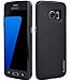 Galaxy S7 edge Case, Buffway Dual Layer With Drop Shock Proof TPU and Textured Pattern Grip Hard Cover Heavy Duty Rubber Hybrid protective Case for Samsung Galaxy s7 edge - Black