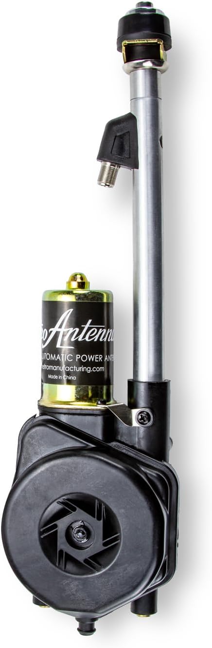 Retro Manufacturing PA01 Chrome Universal Fully Automatic Power Antenna